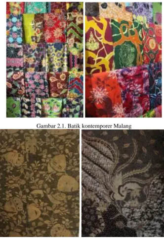 Gambar 2.1. Batik kontemporer Malang 