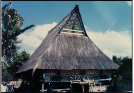 Gambar 1. Rumah gerga/gorga di Desa Lingga  