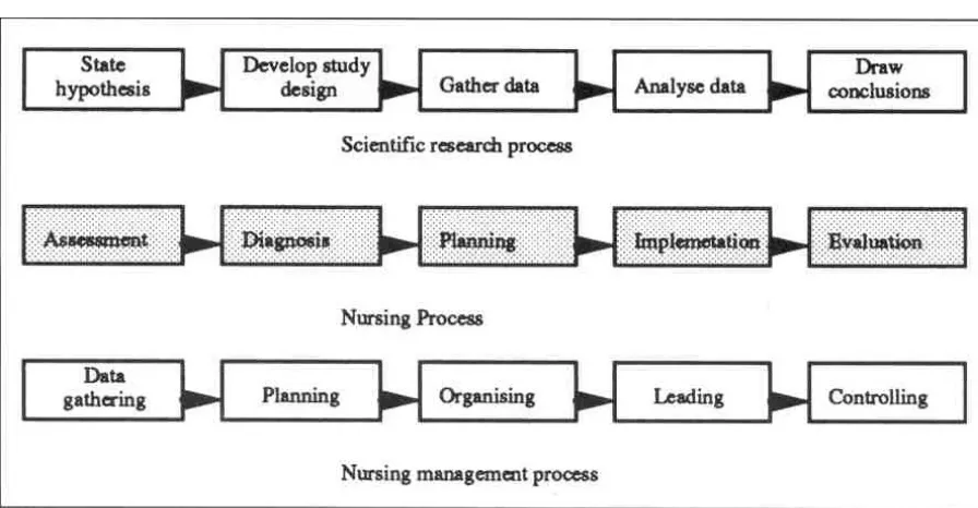 Figure 2. A model to determine nursing management informationrequirements, based on Thomas 1986