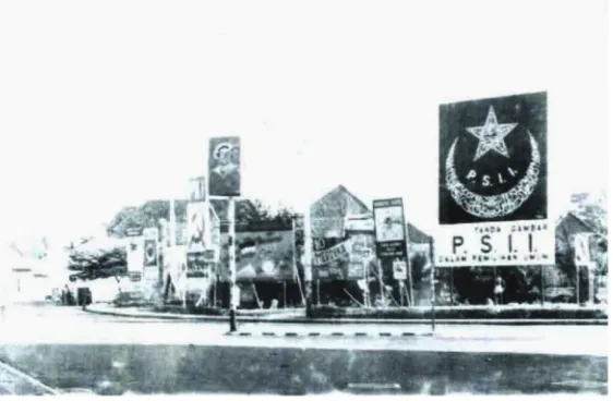 Gambar  4.5  Partai-partai peserta Pemilu 1955 yang merupakan pemilu pertama di Republik Indonesia