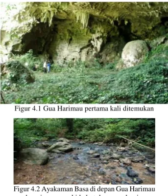 Figur 4.1 Gua Harimau pertama kali ditemukan 
