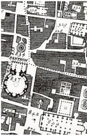 Gambar III. 1 Peta Nolli Kota Roma 