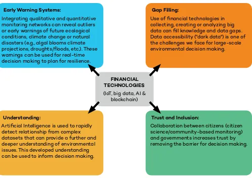 Figure 1. Various functions of financial technologies for environmental research
