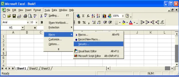 Gambar 5.8  Setting Macro