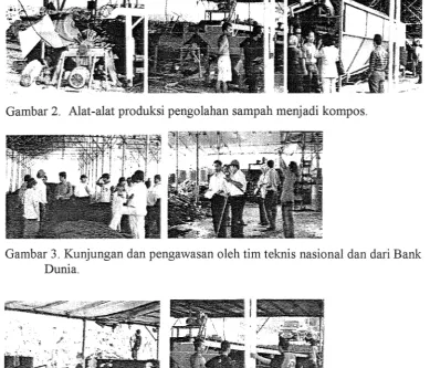 Gambar 4 Metode pernilahan dan shrider sampah basah model pertama (gagal). 