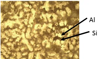 Gambar 2. Foto Struktur Mikro Bagian Lasan dan HAZ dengan perbesaran 200x dan 100x. 