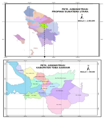 Gambar 3.1. Peta Administrasi Lokasi Penelitian 