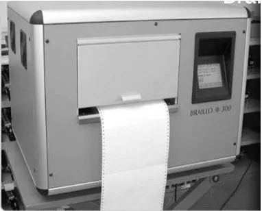 Gambar 1. 11: Mesin cetak (printer) Brailler Emboser Tuna Netra 