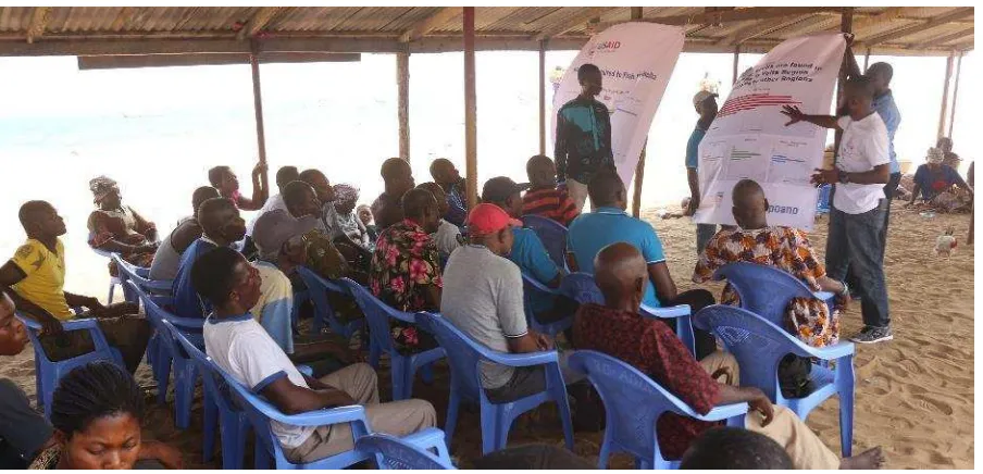 Figure 1: Section of participants during Validation in Adina, Volta Region 