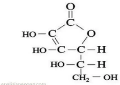 Gambar 1. Struktur Kimia Asam Askorbat 