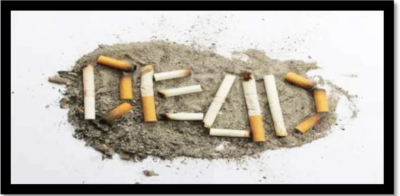 Gambar 3.3 Sketsa Rokok – Dead 