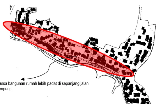 Gambar 5. Figure Ground Lokasi Penlitian,  RW 01 Kampung Curug Sangereng 