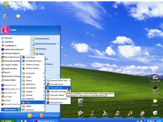 Gambar 1-2. Tampilan sistem operasi Windows 