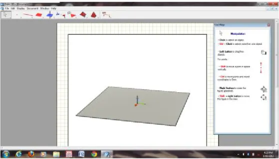 Gambar 1.1 Tampilan Screen Program Cabri 3D 
