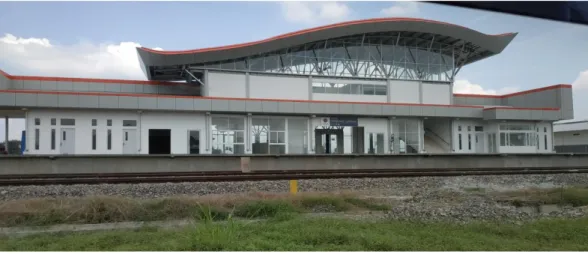 Gambar Stasiun Tanjung Gading Menuju Pelabuhan Kuala Tanjung 