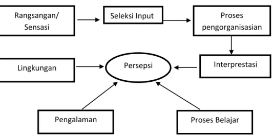 Gambar 2.1 Proses Pembentukan Persepsi 