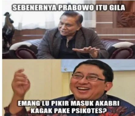 Gambar 4. Meme Prabowo