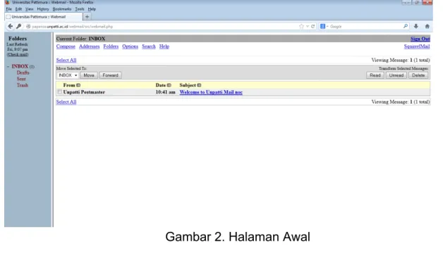Gambar 2. Halaman Awal 