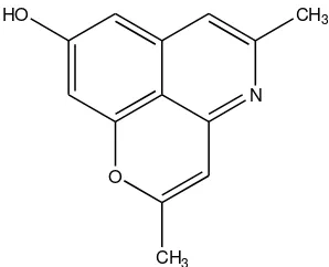 Gambar 8. Struktur senyawa cassiarin 