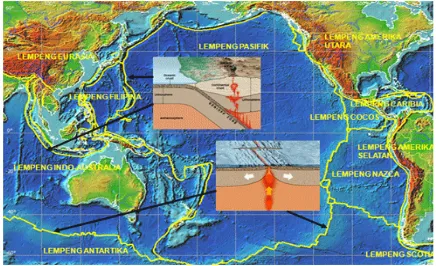 Gambar 14.4 Peta zona gempa bumi di Indonesia Sumber: http://www.permalink.gmane.org 