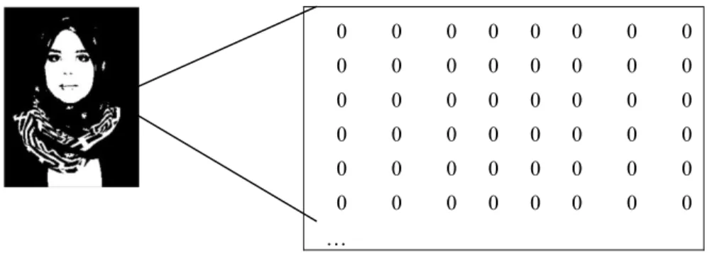Gambar 2.3. Contoh Binary Image