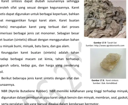 Gambar 17.9  Tanah liat 