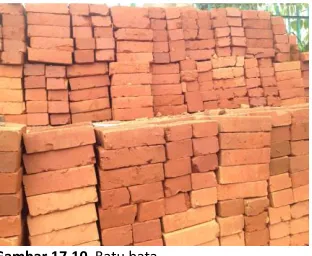 Gambar 17.10  Batu bata 