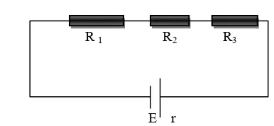Gambar 2.  Rangkaian hambatan paralel listrik dc 
