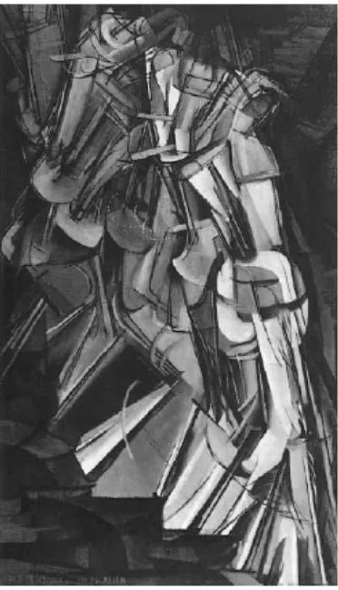 Gambar 17. Marcel Duchamp, Nude De-scending a Staircase No. 2 (1912)