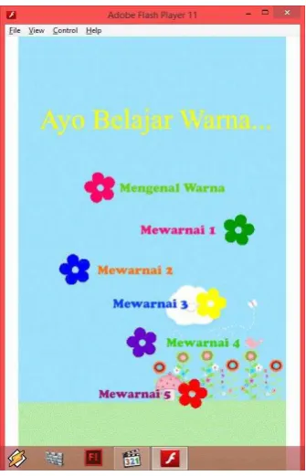 Gambar 8 Menu utama Game 