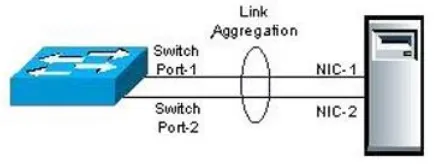 Gambar 3. Link Aggregation pada Single Server [11] 