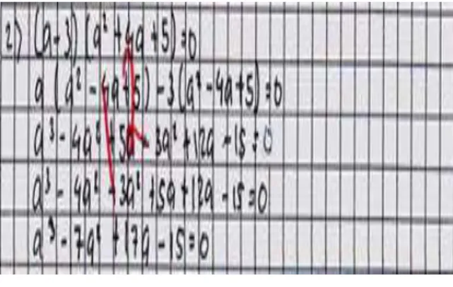 Gambar 1. Contoh Jawaban Post-test nomor  1 