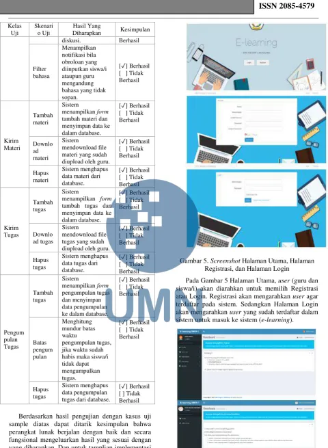 Gambar 5. Screenshot Halaman Utama, Halaman 