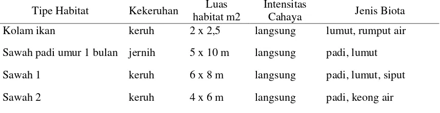 Tabel 4. Hasil Pencidukan Jentik Pada Habitat Perkembangbiakan Vektor di Desa Buru Kaghu, Kecamatan Wewewa Selatan, Kabupaten Sumba Barat Daya, Tahun 2013 