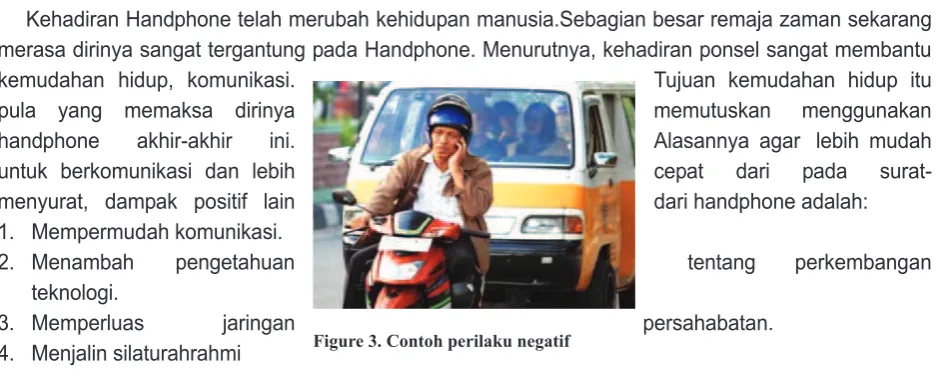 Figure 3. Contoh perilaku negatif