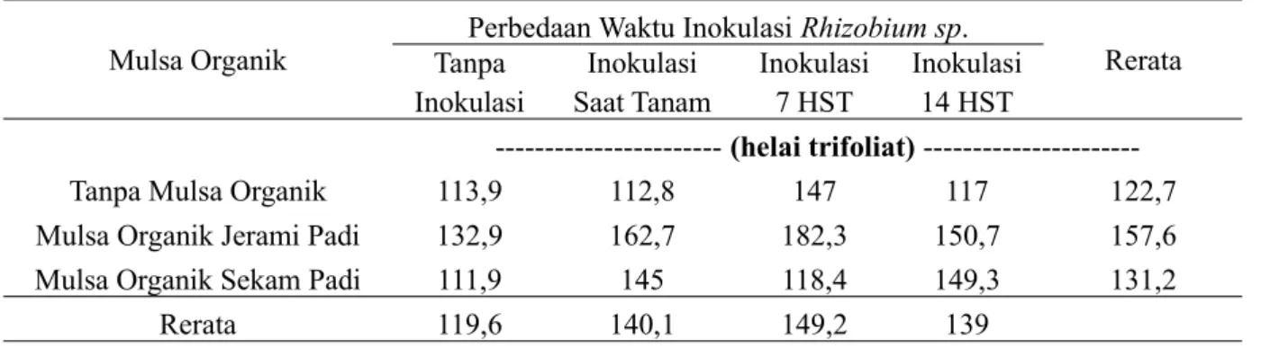 Tabel 4. Rerata   Jumlah   Polong   per   Petak   Kacang   Tanah   (Arachis   hypogaea  L