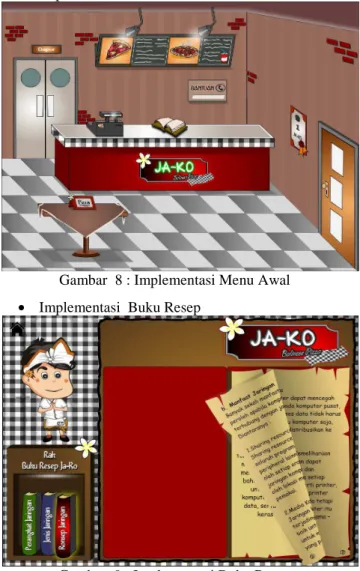 Gambar  7 : Implementasi Karakter Pegawai JA-KO 