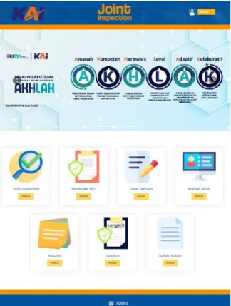Gambar 4. Halaman homepage 