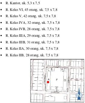 Gambar 3.3 Lokasi Gedung A, SDN 066048 di Jalan Mawar Raya (Sumber: olah data) 