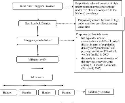 Figure 1 Sampling Procedures in the Study   