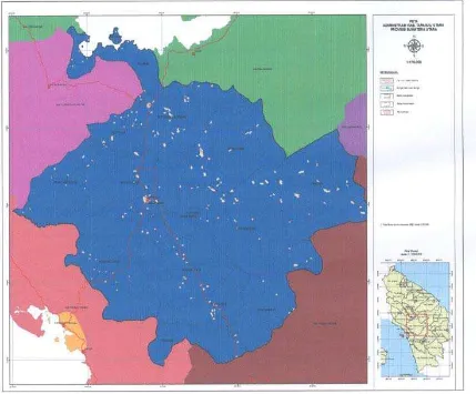 Gambar 4.1. Peta Admisnitrasi Kabupaten Tapanuli Utara 