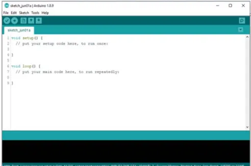 Gambar 2.9 Aplikasi Arduino IDE 