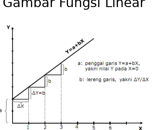 Gambar Fungsi Linear