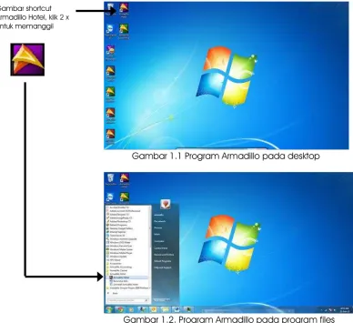 Gambar 1.2. Program Armadillo pada program files 