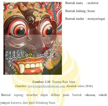 Gambar 2.10: Topeng Raja Jahat 