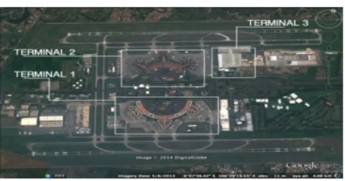 Gambar  4.11      Lokasi  Terminal  Bandar  Udara  Soekarno Hatta 