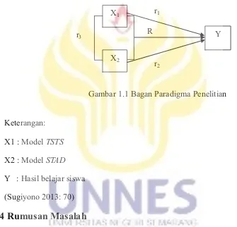 Gambar 1.1 Bagan Paradigma Penelitian