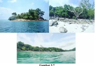 Gambar 5.7Pemandangan lokasi Pulau Rubiah