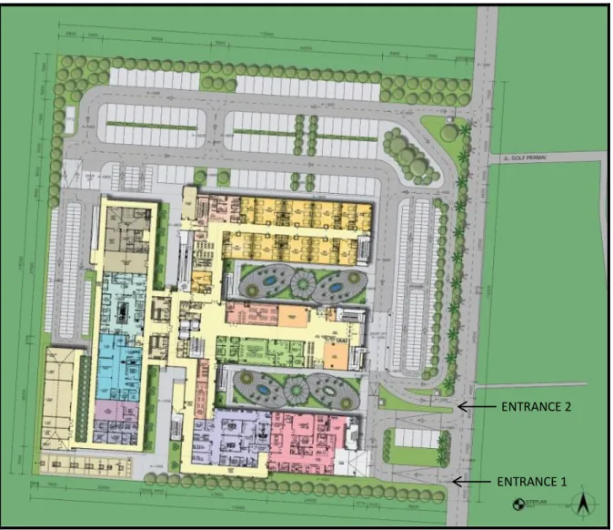 Gambar 11: Siteplan rumah sakit kelas C Kecamatan Pontianak Utara 