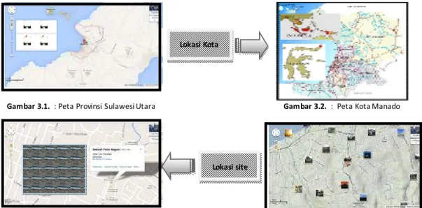 Gambar 3.2.   :  Peta Kota Manado 